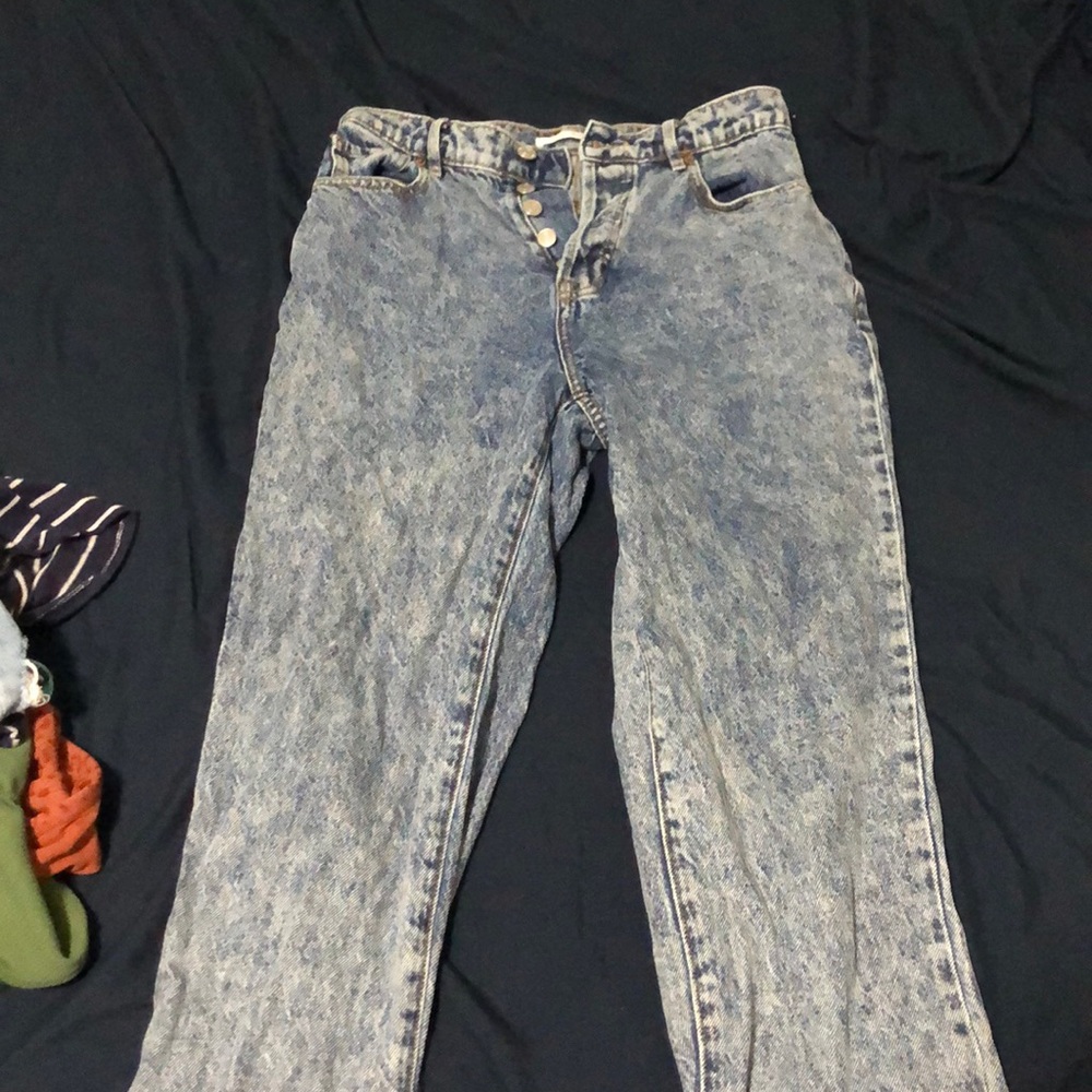 light blue pacsun mom jeans